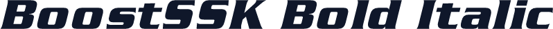 BoostSSK Bold Italic