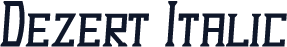 Dezert Italic