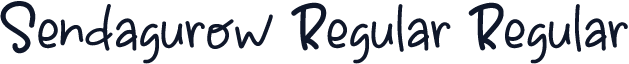 Sendagurow Regular Regular