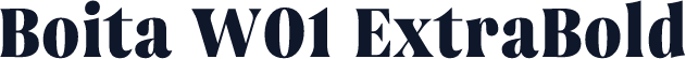 Boita W01 ExtraBold