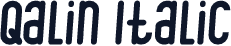 Qalin Italic