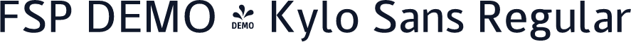 FSP DEMO - Kylo Sans Regular