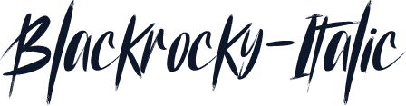 Blackrocky-Italic