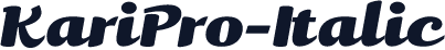 KariPro-Italic