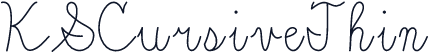KSCursiveThin