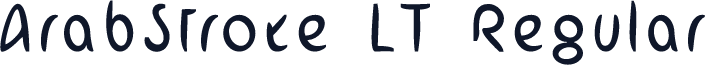 ArabStroke LT Regular