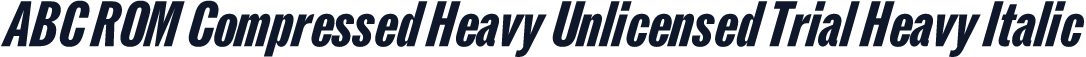 ABC ROM Compressed Heavy Unlicensed Trial Heavy Italic