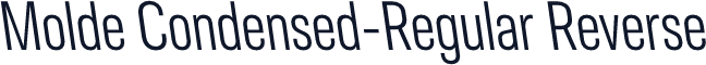 Molde Condensed-Regular Reverse