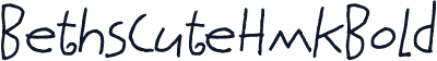BethsCuteHmkBold