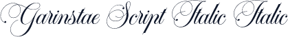 Garinstae Script Italic Italic