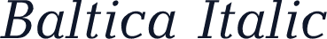 Baltica Italic
