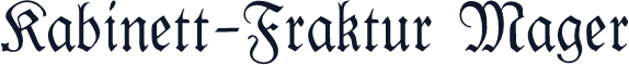 Kabinett-Fraktur Mager