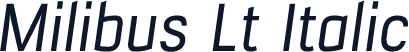 Milibus Lt Italic