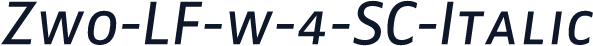 Zwo-LF-w-4-SC-Italic