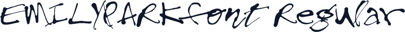 EMILYPARKfont Regular
