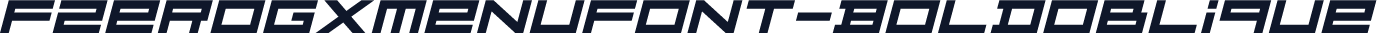 FZeroGXMenuFont-BoldOblique