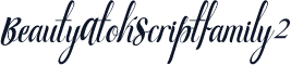 BeautyAtokScriptfamily2