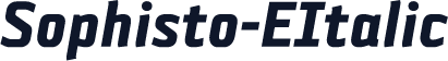 Sophisto-EItalic