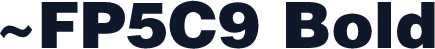 ~FP5C9 Bold