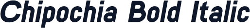 Chipochia Bold Italic