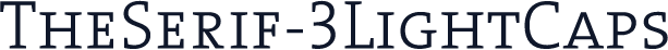 TheSerif-3LightCaps