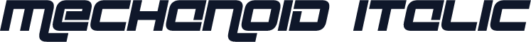 mechanoid Italic