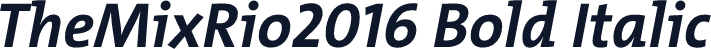 TheMixRio2016 Bold Italic