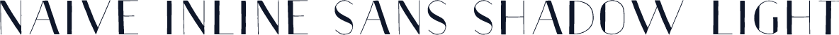 Naive Inline Sans Shadow Light