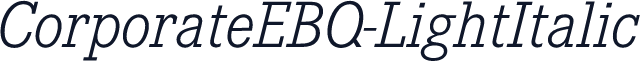CorporateEBQ-LightItalic
