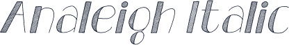 Analeigh Italic