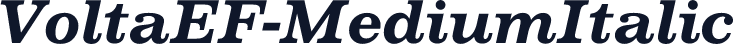 VoltaEF-MediumItalic