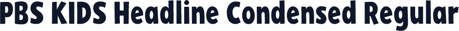 PBS KIDS Headline Condensed Regular