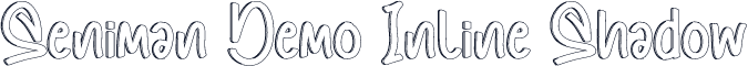 Seniman Demo Inline Shadow