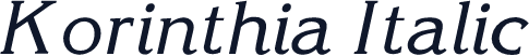 Korinthia Italic