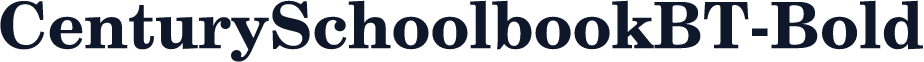 CenturySchoolbookBT-Bold