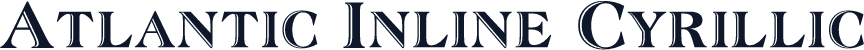 Atlantic Inline Cyrillic
