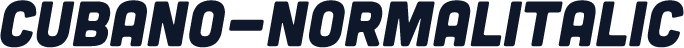Cubano-NormalItalic