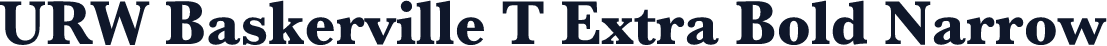 URW Baskerville T Extra Bold Narrow