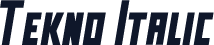 Tekno Italic