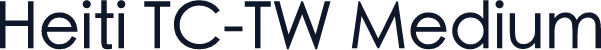 Heiti TC-TW Medium