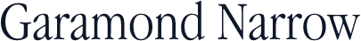 Garamond Narrow