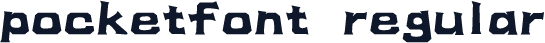 pocketfont regular
