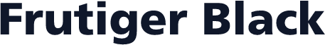 Frutiger Black