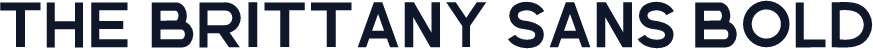The Brittany Sans Bold