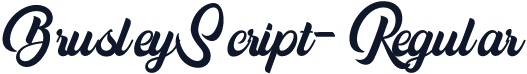 BrusleyScript-Regular