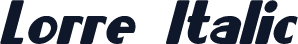 Lorre Italic