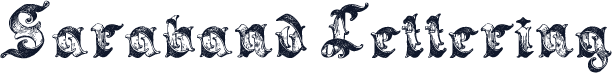 Saraband Lettering