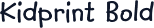 Kidprint Bold