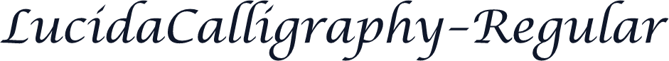 LucidaCalligraphy-Regular