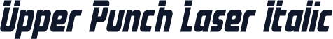 Upper Punch Laser Italic